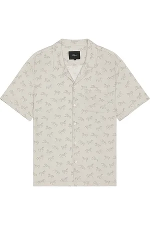 Rails Camisa tipo campista con botones. moreno en color gris talla L en - Grey. Talla L (también en M, S, XL/1X).