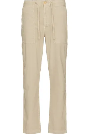 Faherty Pantalones dune en color crema talla L en - Cream. Talla L (también en M, S, XL/1X).