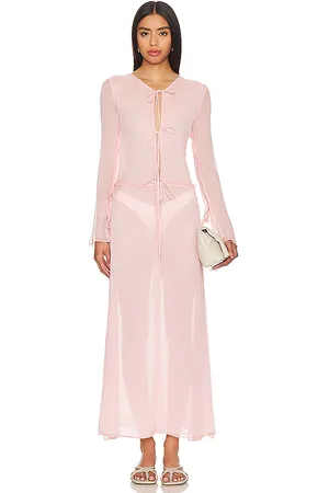 bubish Maxivestido charlotte sheer en color talla 10 en - Blush. Talla 10 (también en 12).