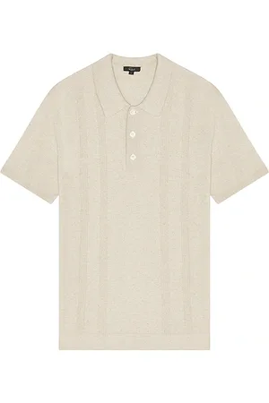 Rails Polo de manga corta cillian en color crema talla L en - Cream. Talla L (también en S, XL/1X).