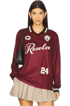 SIXTHREESEVEN Revolve jersey en maroom en color burgundy talla L en - Burgundy. Talla L (también en M, S, XL/1X, XS).