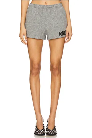 Alexander Wang Short gráfico para correr. en color gris talla L en - Grey. Talla L (también en M, S, XS).