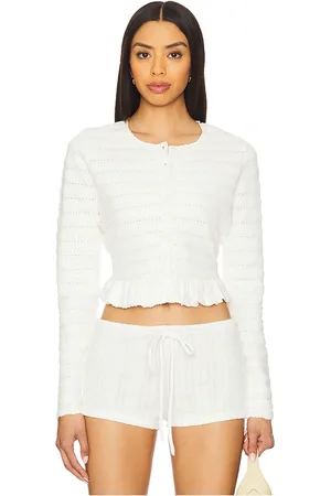 LOVESHACKFANCY Cárdigan rogan en color talla L en - . Talla L (también en S).