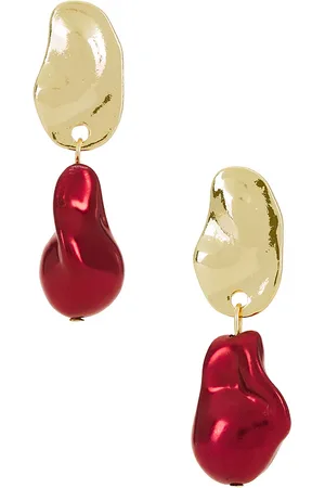 8 Other Reasons Pendientes largos roma en color oro metálico talla all en - Metallic Gold. Talla all.