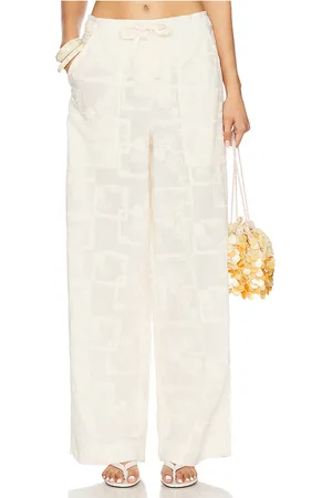 Agua Bendita Pantalón caroline en color beige talla L en - Beige. Talla L (también en M).