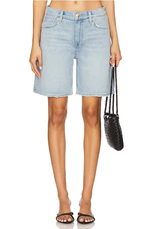 Hudson X brooks nader bayou boyfriend short en color azul talla 24 en - Blue. Talla 24 (también en 26, 27, 28, 29, 31
