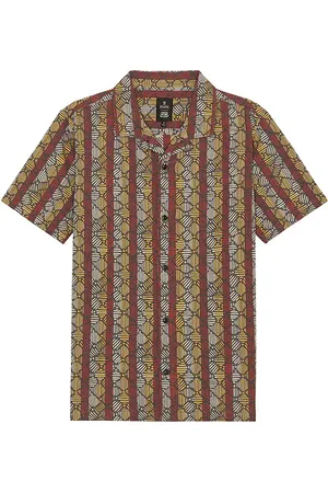 Roark Revival Camisa gonzo en color rojo talla L en - Red. Talla L (también en M, S, XL/1X).