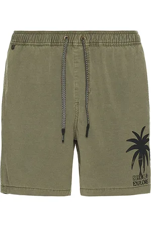 Roark Revival Shorey swim short en color talla M en - Army. Talla M (también en S, XL/1X).