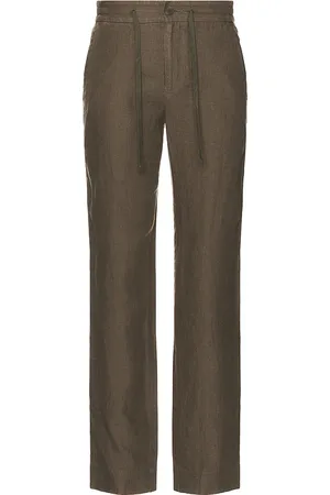 Vince Pantalones con cordón hemp en color marrón talla L en - Brown. Talla L (también en M, S, XL/1X).