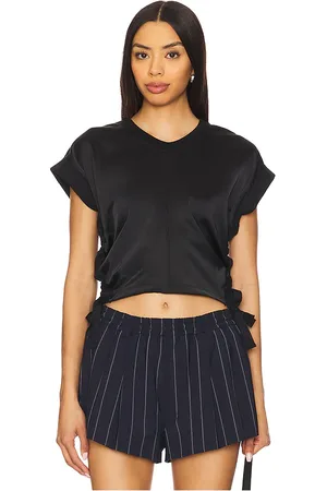 AllSaints Camiseta mira en color talla L en - Black. Talla L (también en M, S, XS).