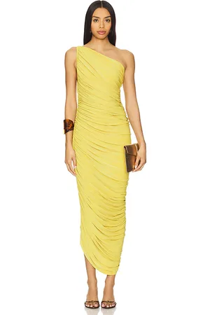 Norma Kamali Vestido largo diana en color verde talla L en - Green. Talla L (también en M, S, XL, XXS).