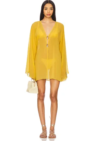 DEVON WINDSOR Vestido harmony en color amarillo talla L en - Yellow. Talla L (también en XS).