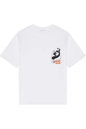 Samsøe Samsøe Camiseta saheart en color blanco talla L en - White. Talla L (también en M, S, XL/1X).
