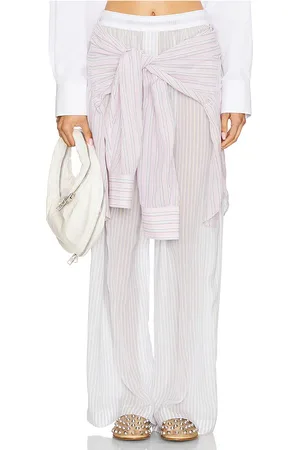 Alexander Wang Pantalón tipo boxer con camisa prediseñada. en color lavanda talla XS en - Lavender. Talla XS (también en XXS
