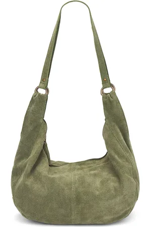Free People Bolso tote roma de ante en color verde oliva talla all en - Olive. Talla all.