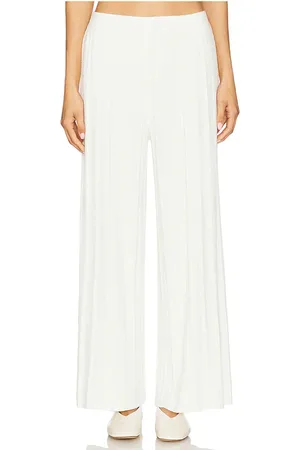Barefoot Dreams Pantalones cozychic ultra light en color blanco talla L en - White. Talla L (también en M, S, XL, XS).