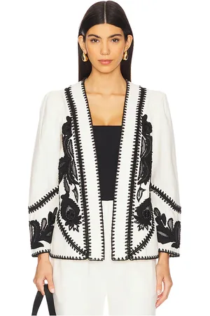 Scarlett Poppies Chaqueta chalani en color ivory talla L en - Ivory. Talla L (también en M, S, XL, XS).