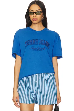 Tommy Hilfiger Camiseta vintage varsity en color royal talla L en - Royal. Talla L (también en M, S, XL/1X, XS).