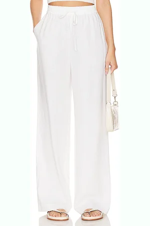 Steve Madden Pantalón venetia en color blanco talla L en - White. Talla L (también en M, S).