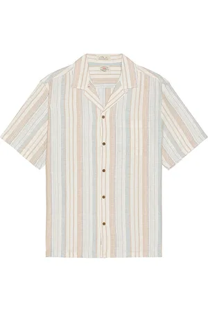 Faherty Camisa campestre breeze en color beige talla M en - Beige. Talla M (también en S, XL/1X).