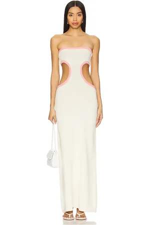 Cin Cin Vestido punto empire en color blanco talla L en - White. Talla L (también en M, XL, XS).