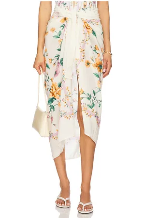 Agua by Agua Bendita Falda lavanda en color blanco talla all en - White. Talla all.