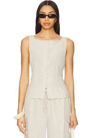 Ciao Lucia Top sin mangas formoso en color gris talla M en - Grey. Talla M (también en S).
