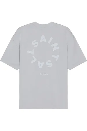 AllSaints Camiseta cuello redondo tierra en color roca talla L en - Slate. Talla L (también en M, S, XL/1X).