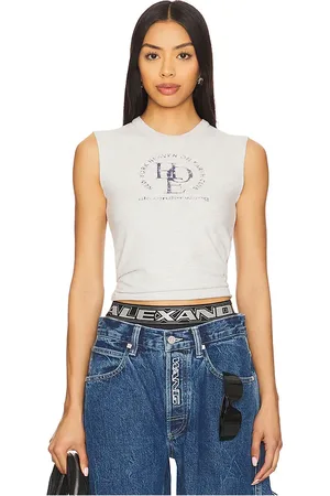 Alexander Wang Camiseta sin mangas con gráficos para bebé en color gris claro talla M en - Light Grey. Talla M (tambié