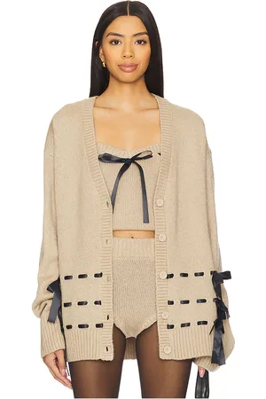 For Love & Lemons Cárdigan solana en color talla XS/S en - Tan. Talla XS/S (también en M/L).