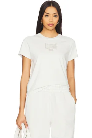 Alexander Wang Camiseta gráfica ajustada. en color blanco talla M en - White. Talla M (también en S, XS).