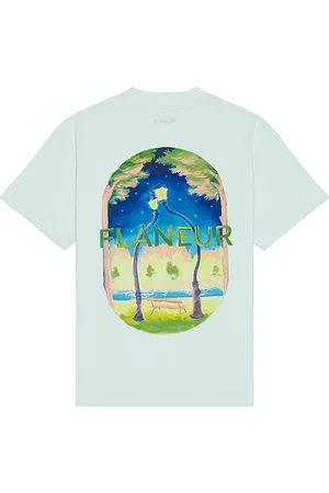 FLÂNEUR Camiseta en color bebe talla L en - Baby Blue. Talla L (también en M, S, XL/1X).