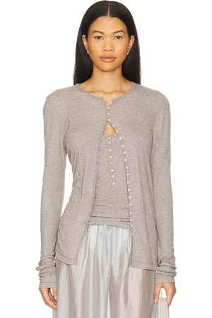 By Malene Birger Janes top en color gris talla L en - Grey. Talla L (también en M, S, XS).