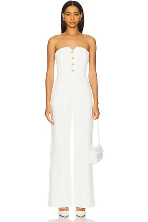 Generation Love Camilo crepe jumpsuit en color talla 0 en - White. Talla 0 (también en 10, 12, 2, 4).