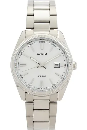 Casio Reloj metp1302 en color plateado metálico talla all en - Metallic Silver. Talla all.