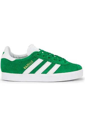 adidas Zapatilla deportiva gazelle en color verde talla 1 en Green White & Gold Metallic - Green. Talla 1 (también en 12