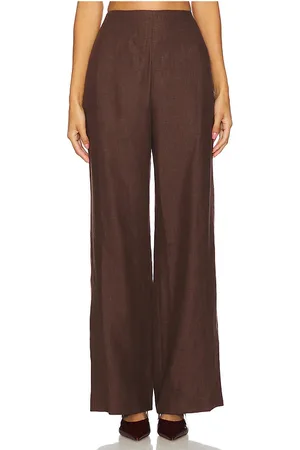 FAITHFULL THE BRAND Pantalón ilride en color chocolate talla L en - Chocolate. Talla L (también en M, S, XL).