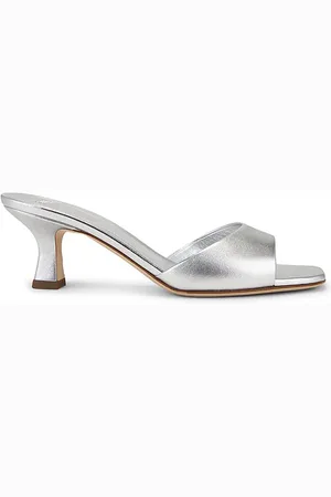 3Juin Sandalias lea en color metálico talla 36 en - Metallic Silver. Talla 36 (también en 37, 38, 39, 40).