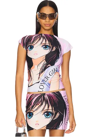 1XBLUE Camiseta gráfica lover en color rosado talla L en - Pink. Talla L (también en M, S).