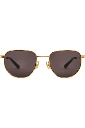 Bottega Veneta Gafas de sol en color oro metálico talla all en - Metallic Gold. Talla all.