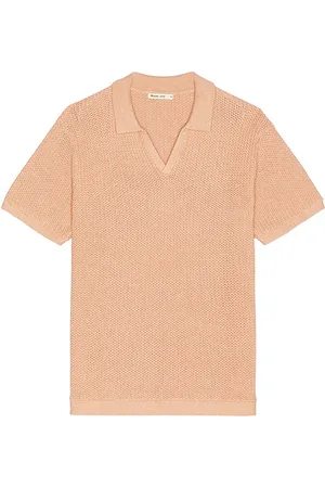 Marine Suéter polo conrad en color coral talla L en - Coral. Talla L (también en M, S, XL/1X).