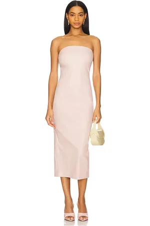 SPRWMN Vestido midi ajustado en color rosado talla L en - Pink. Talla L (también en M, S, XS).