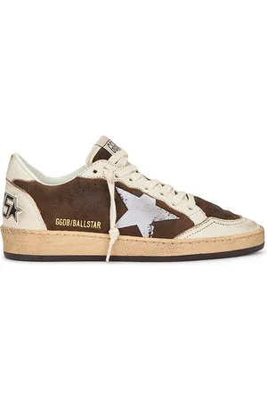Golden Goose Zapatilla deportiva ballstar en color marrón talla 35 en Brown Beige & White - Brown. Talla 35 (también en 36, 37, 38, 39)