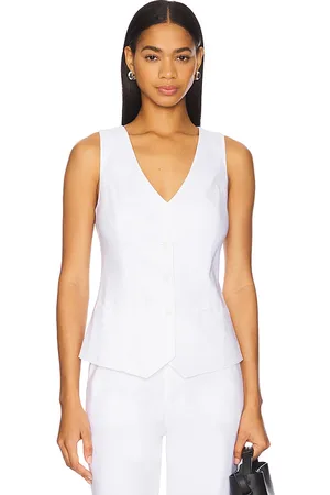 Favorite Daughter Top chaleco en color blanco talla L en - White. Talla L (también en M, S).