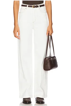 ABrand Pierna ancha en color blanco talla 24 en - White. Talla 24 (también en 25, 26, 27, 29, 31, 32).