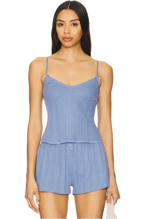 Cou Cou Intimates The long cami top en color azul talla L en - Blue. Talla L (también en M, S, XL, XS).