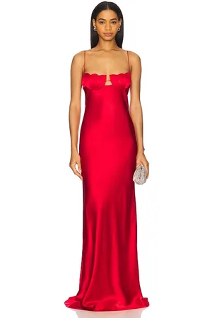 Anna October Maxivestido tulip en color talla S en - Red. Talla S (también en XS).