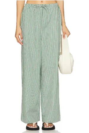 WeWoreWhat Pantalones con cordón en color verde talla L en - Green. Talla L (también en S, XS).