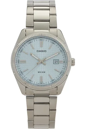 Casio Reloj mtp1302 en color plateado metálico talla all en - Metallic Silver. Talla all.
