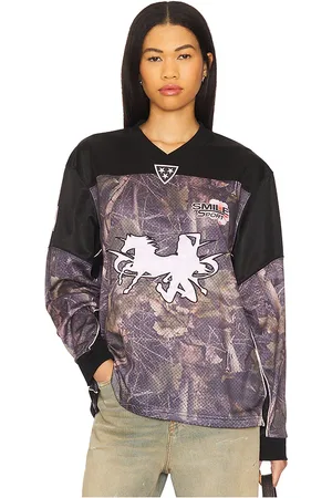 Jaded London Resident hater hockey top en color marrón talla L en - Brown. Talla L (también en M, S, XL, XS, XXS).